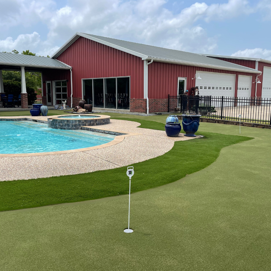 In South Houston and Galveston, you'll enjoy year round entertainment with a backyard putting green.